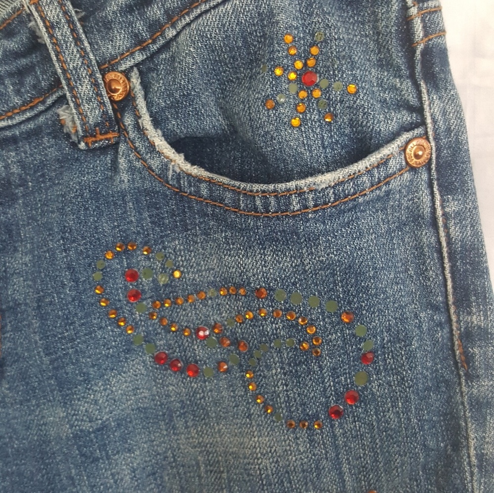 7 For All Mankind denim  Jeans 27 boot cut - Picture 3 of 7